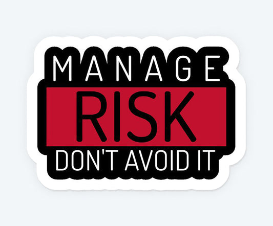 Risk Management Magnetic Sticker