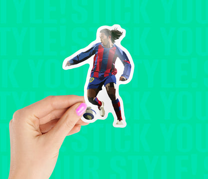 Ronaldinho Gaucho Dribble Sticker