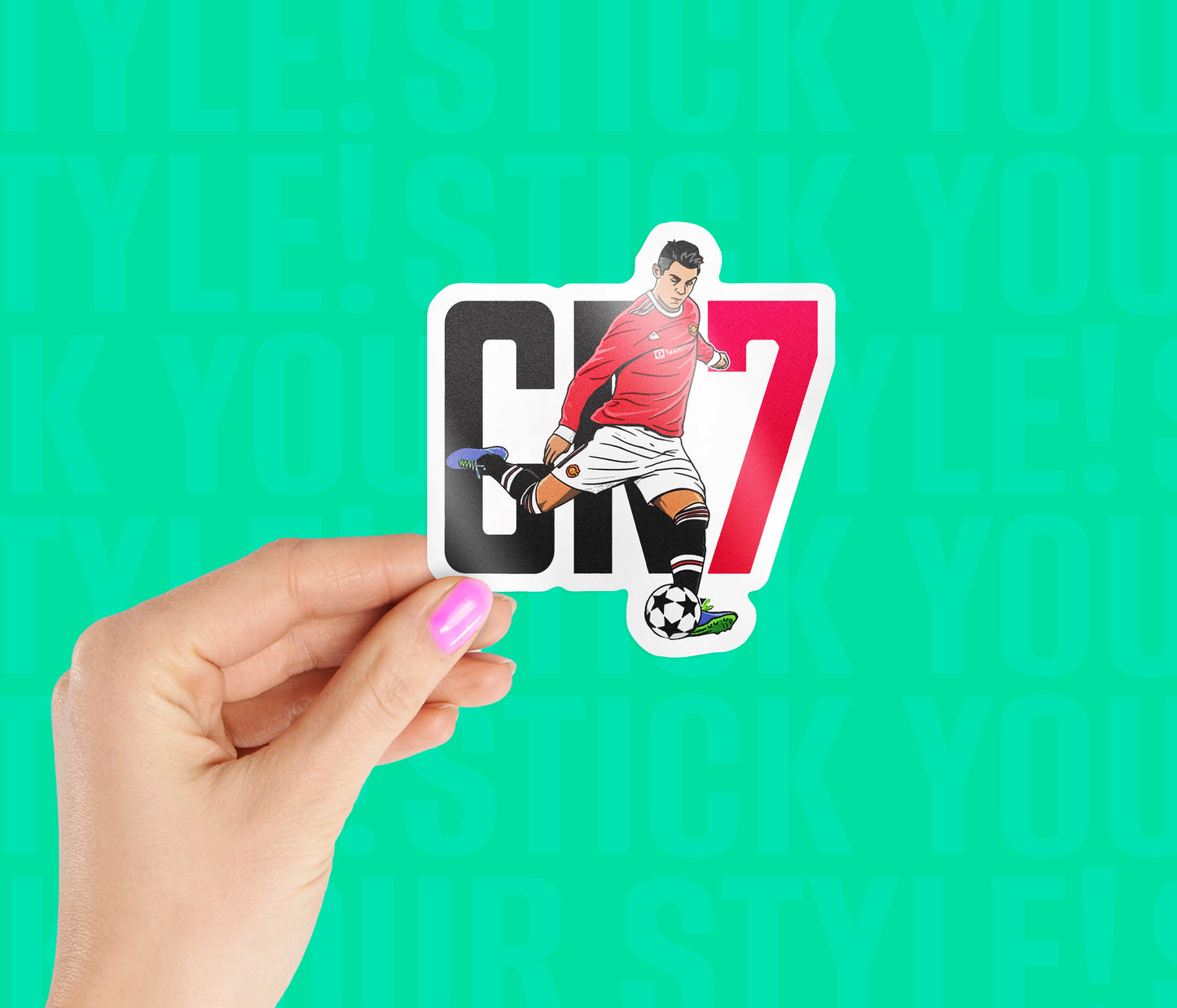 Ronaldo CR7 Magnetic Sticker