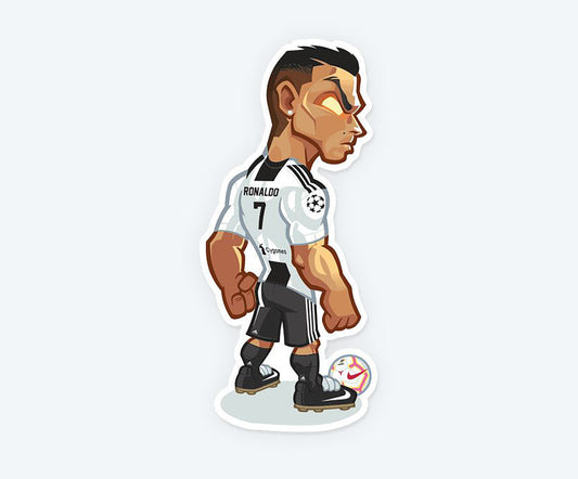 Ronaldo Cartoon Magnetic Sticker