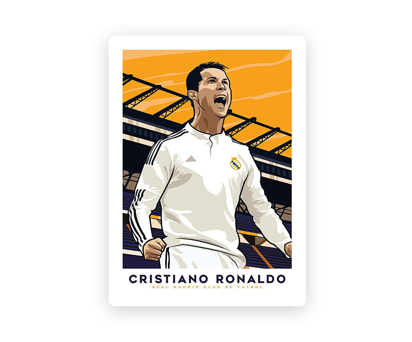 Ronaldo Real Madrid FC Magnetic Sticker
