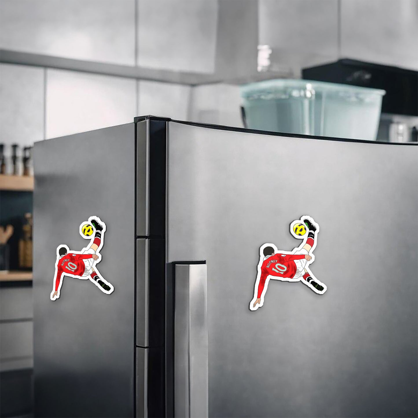 Rooney Air Kick Magnetic Sticker