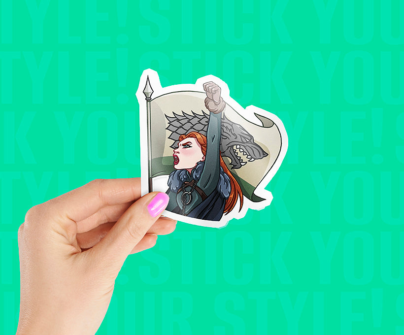 Sansa - House Stark Magnetic Sticker
