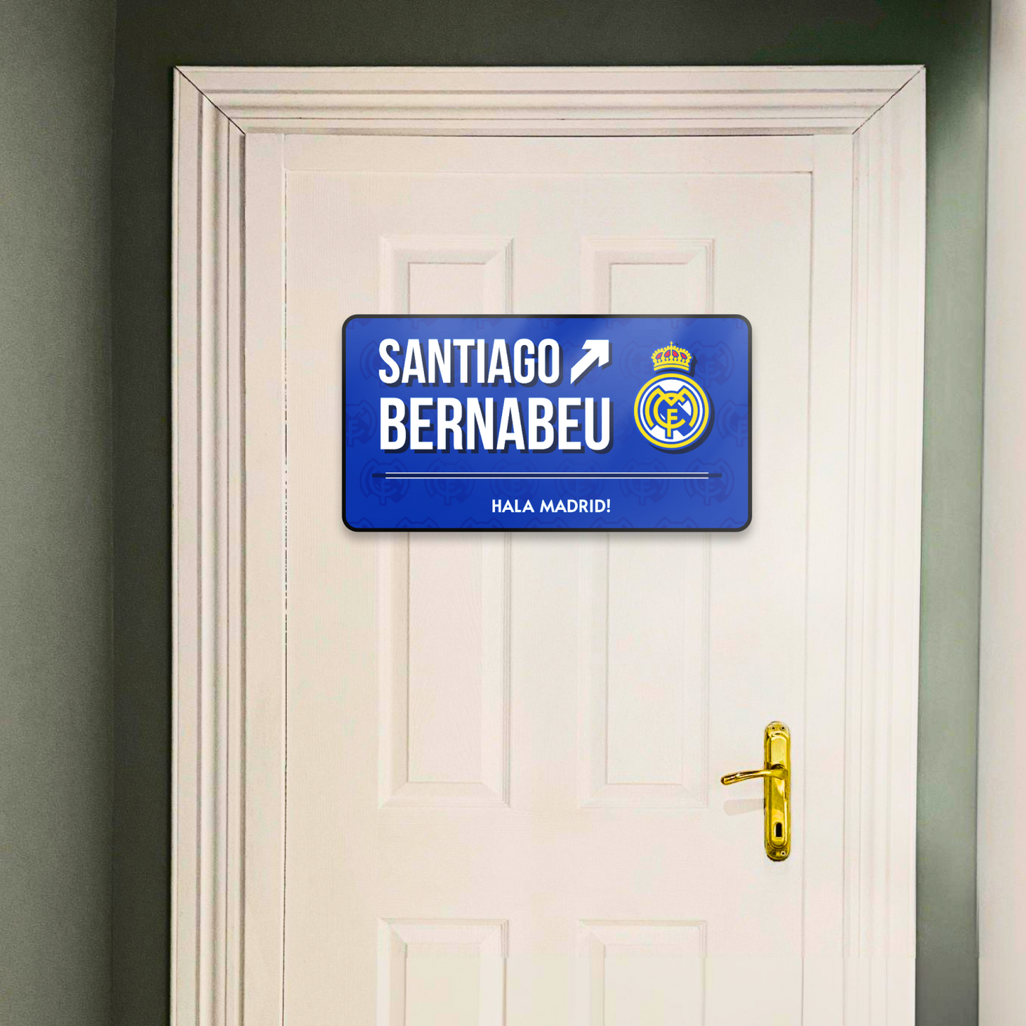 Santiago Bernabeu - Real Madrid CF Door Sign