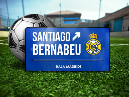 Santiago Bernabeu - Real Madrid CF Door Sign