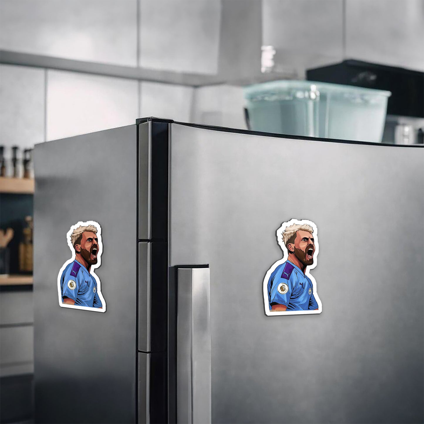 Sergio Kun Aguero Magnetic Sticker