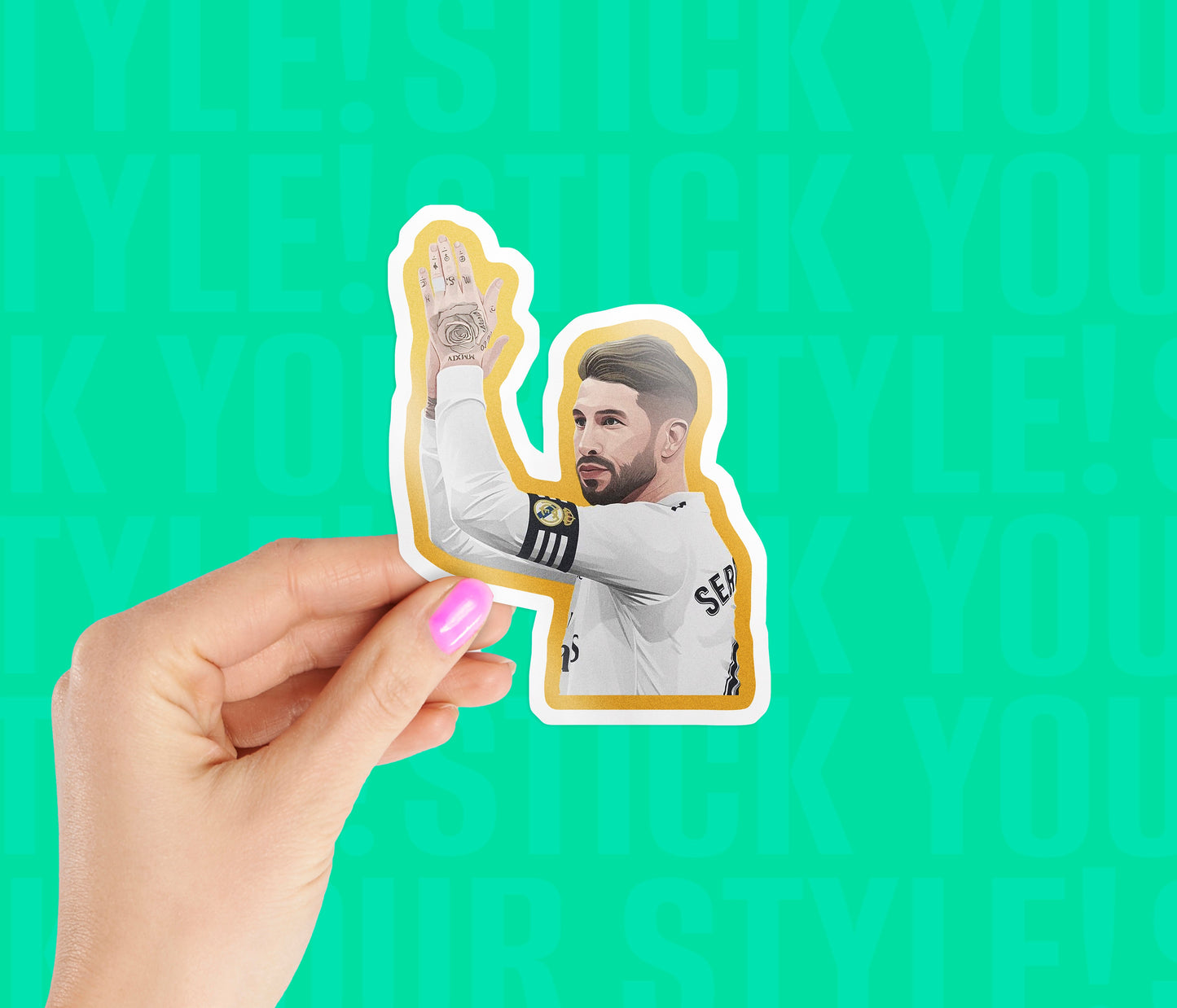 Sergio Ramos Real Madrid Magnetic Sticker