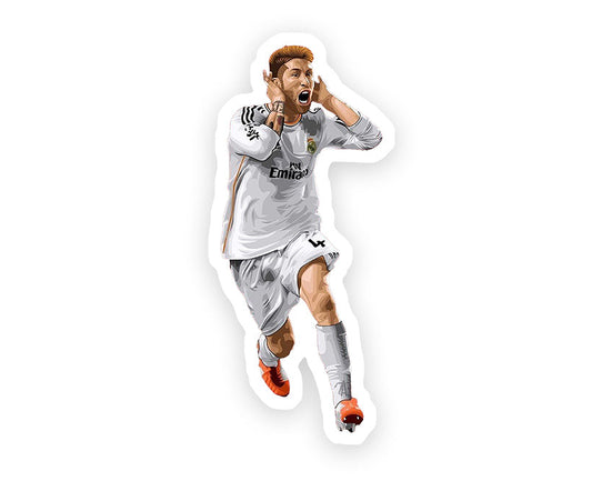 Sergio Ramos Celebration Magnetic Sticker