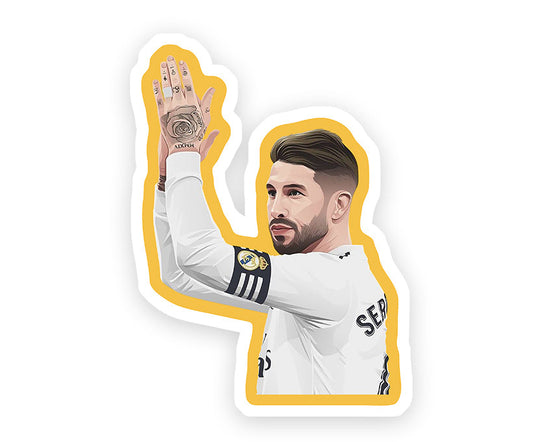 Sergio Ramos Real Madrid Magnetic Sticker