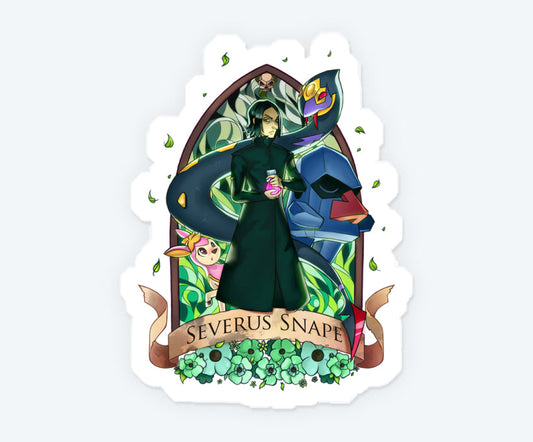 Severus Snape Harry Potter Magnetic Sticker