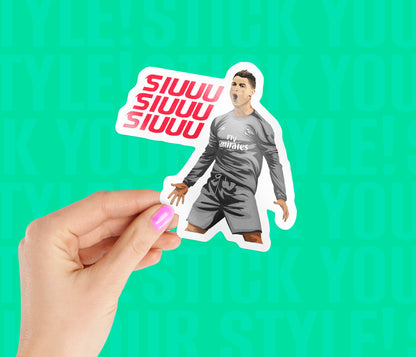 Siu Siu Siu Ronaldo Sticker