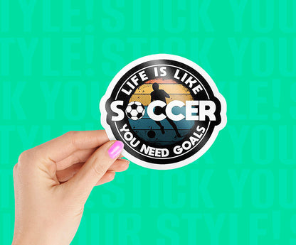 Soccer Is Life Magnetic Sticker