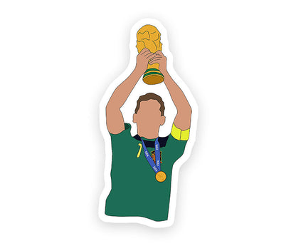 Soccer Champion Magnetic Sticker