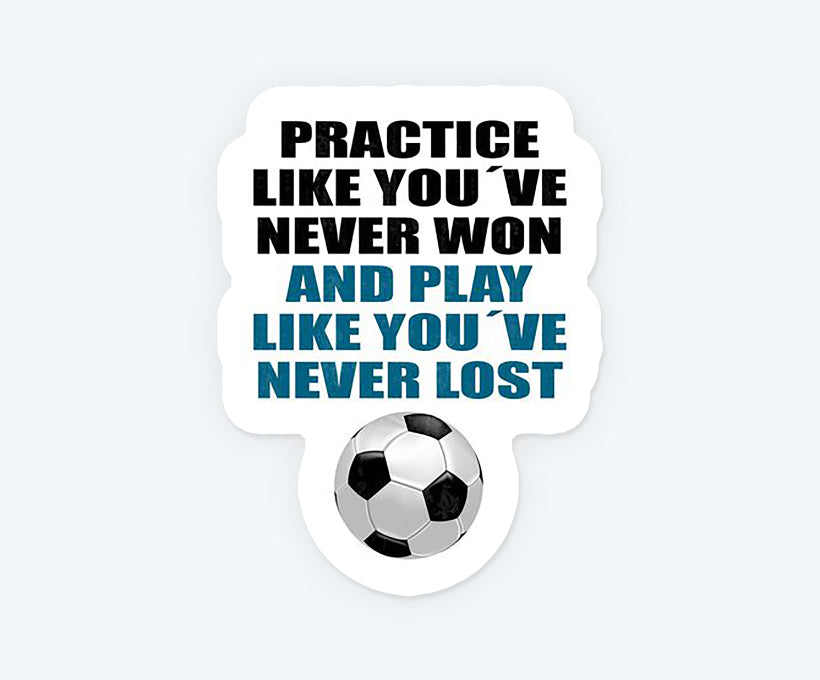 Soccer Quote Magnetic Sticker