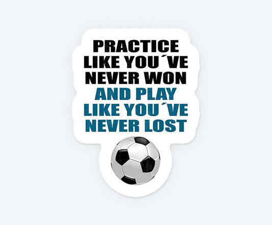 Soccer Quote Magnetic Sticker