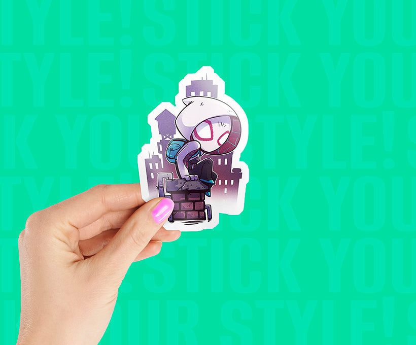 Spider Gwen Magnetic Sticker