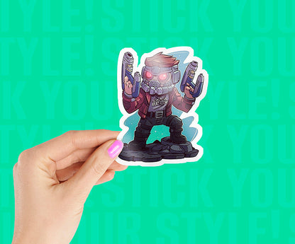 Star Lord Peter Quill Magnetic Sticker