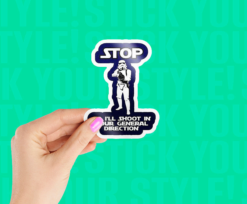 Star Wars Stormtrooper Magnetic Sticker