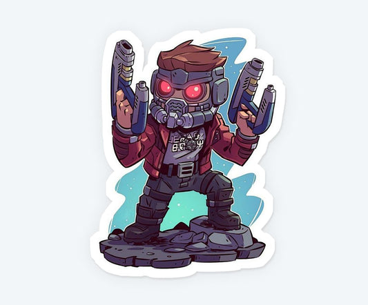 Star Lord Peter Quill Magnetic Sticker