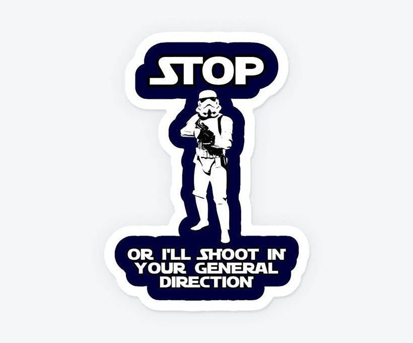 Star Wars Stormtrooper Magnetic Sticker