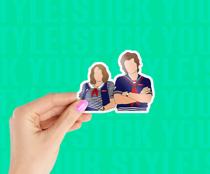 Steve & Robin Cute Duo Sticker