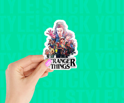 Stranger Things Poster Magnetic Sticker