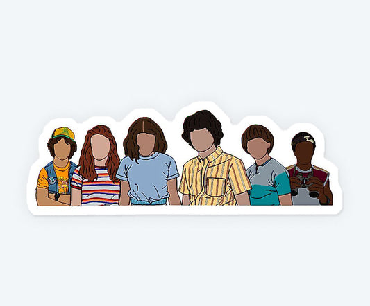 Stranger Things - The Party Magnetic Sticker