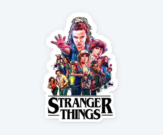 Stranger Things Poster Magnetic Sticker