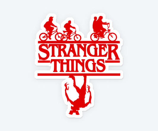 Stranger Things Title Magnetic Sticker