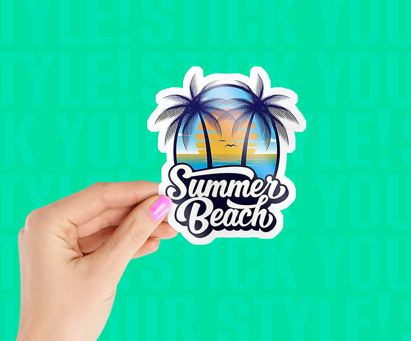 Summer Beach Sticker