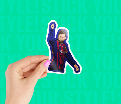 Superstar Messi Magnetic Sticker