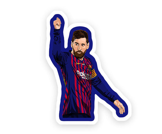 Superstar Messi Magnetic Sticker