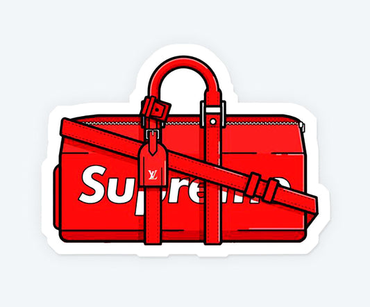 Supreme Brand Logo Magnetic Sticker
