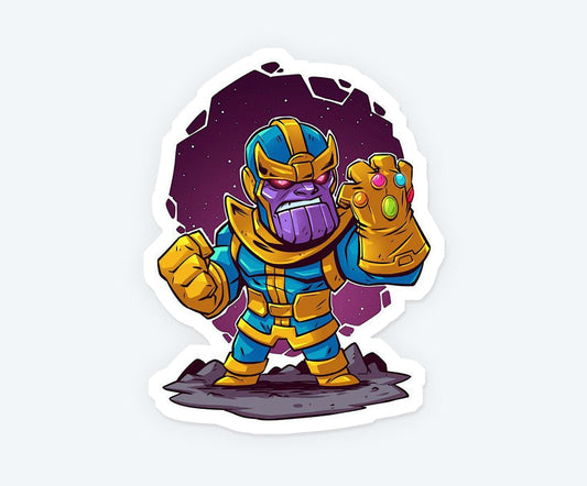 Thanos End Game Magnetic Sticker