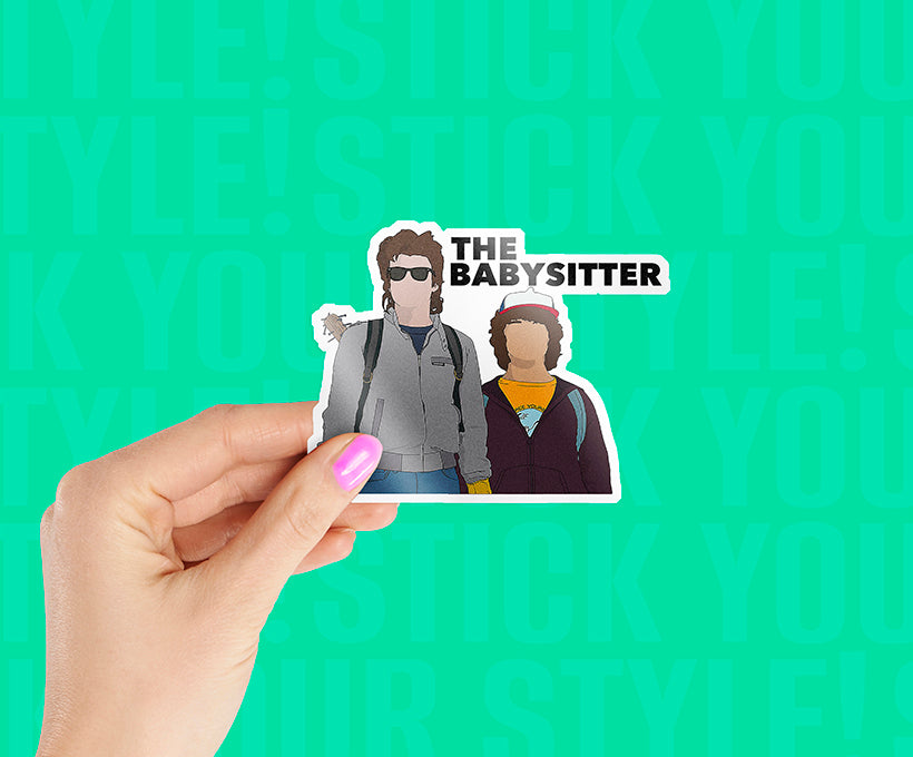 The Best Babysitter Magnetic Sticker