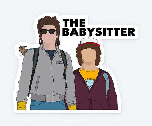 The Best Babysitter Magnetic Sticker
