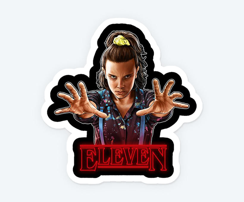 The Eleven Stranger Things Magnetic Sticker