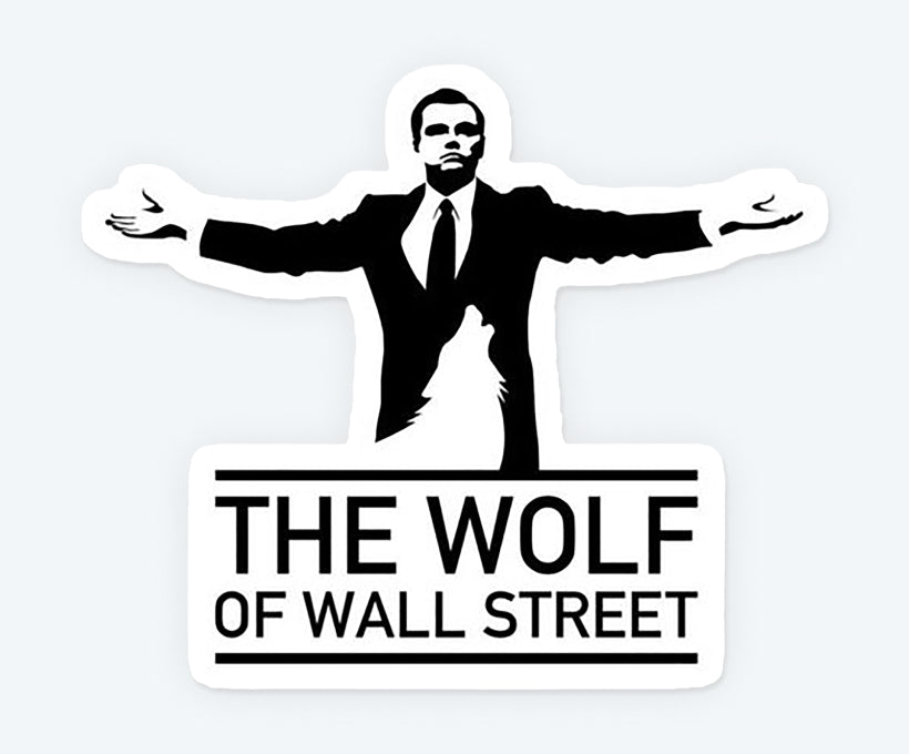 The Wolf of Wall Street Magnetic Sticker