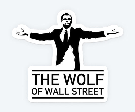 The Wolf of Wall Street Magnetic Sticker