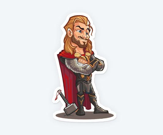 Thor God of Thunder Magnetic Sticker