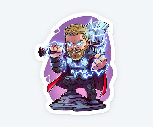 Thor With Strombreaker Magnetic Sticker