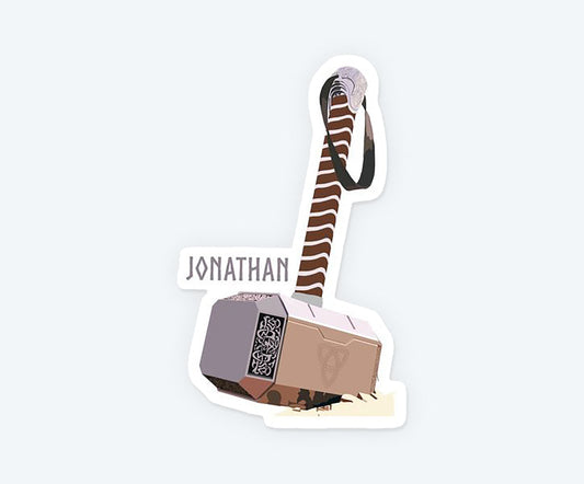 Thor_s Mjolnir-Jonathan Magnetic Sticker