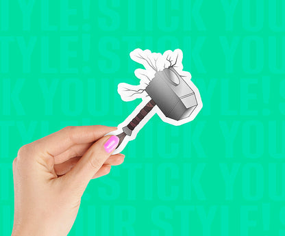 Thor's hammer Mjolnir Magnetic Sticker