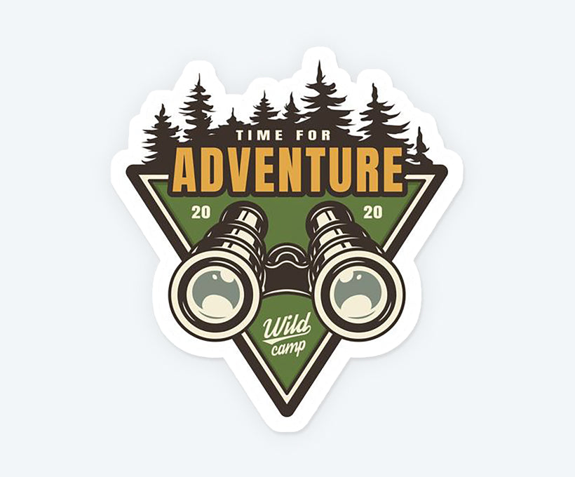 Time For Adventure Sticker