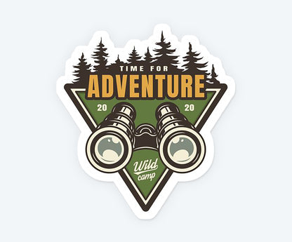 Time For Adventure Sticker