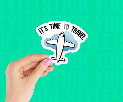 Time To Travel Sticker