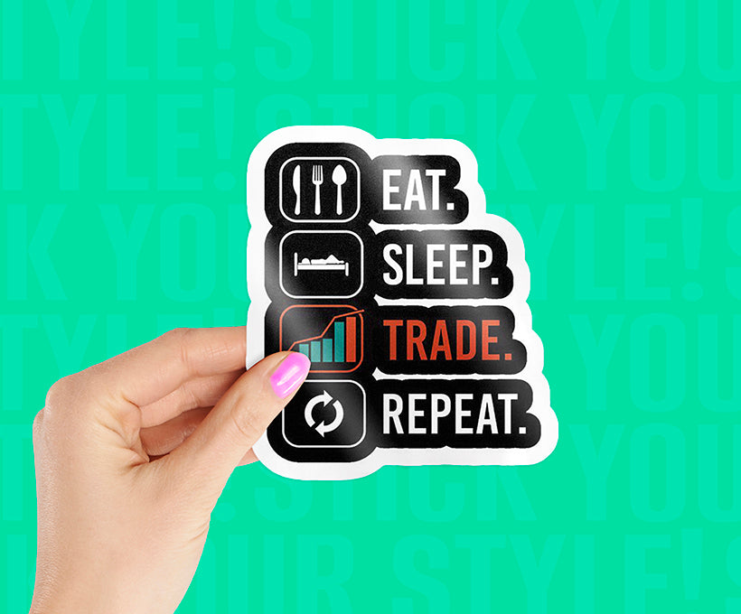 Traders Routine Sticker