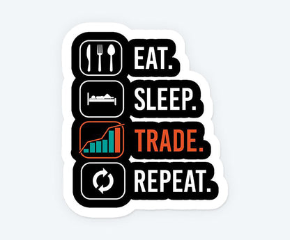 Traders Routine Magnetic Sticker