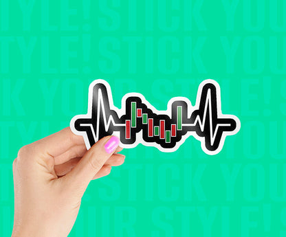 Trading Is Life Magnetic Sticker