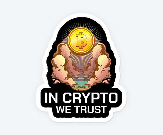 Trust Crypto Magnetic Sticker